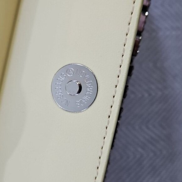 Steve Madden NWT Bevelyn-G Satchel Butter Yellow Crossbody Rhinestones Bling - Picture 10 of 16